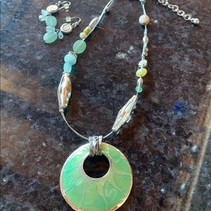Chico’s necklace and earrings